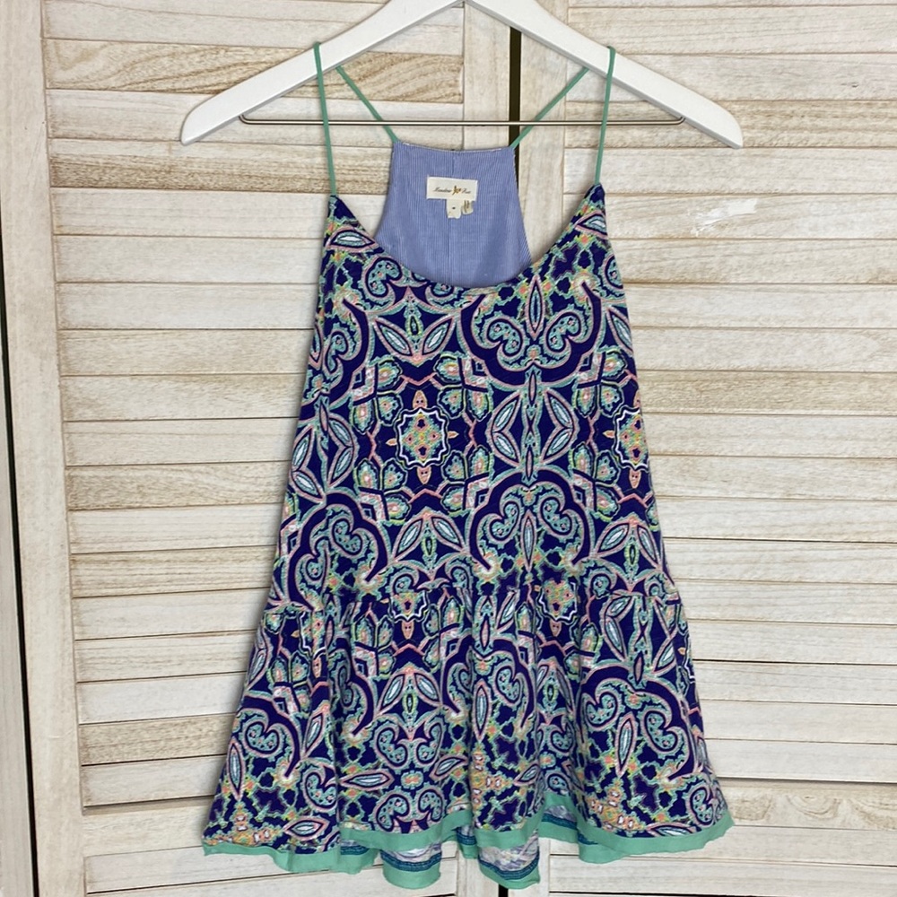 Anthropologie Meadow Rue Nuria Swing Tank Top Size Small